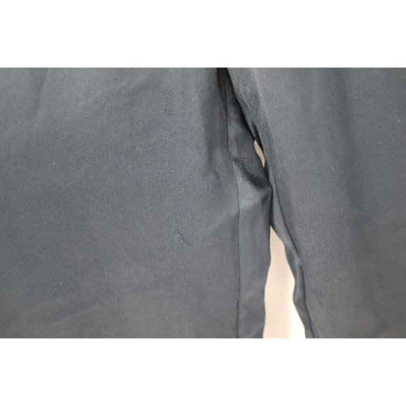 Joie‎ Women's M Baduna Pull On Elastic Waistband Straight Leg Pants Midnight - Picture 12 of 14